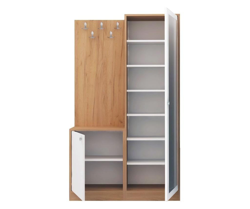 Ansamblu cuier Mod Design, Broc, 180x100x35 cm, PAL melaminat - 3