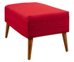 Bancheta Unique Design, Libre Red, rosu, 90x50x45 cm