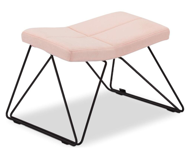 Set stol in pručka za noge Como Rose Pink