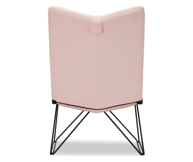 Set stol in pručka za noge Como Rose Pink