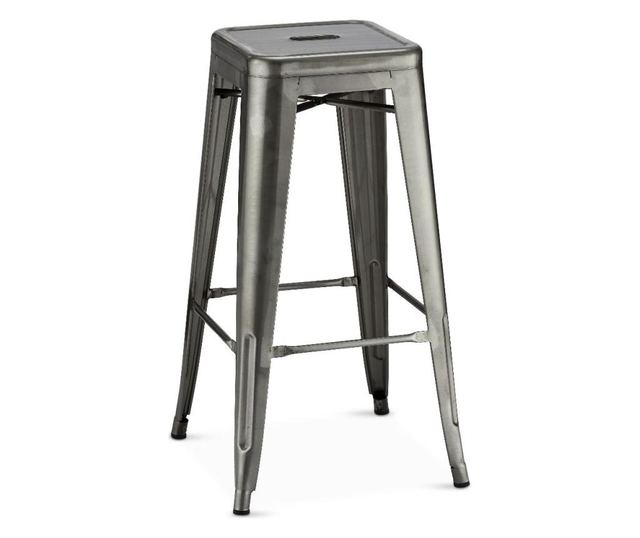 Set 4 barske stolice Koro Silver Grey