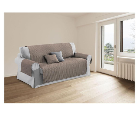 RESIGILAT Husa pentru canapea cu 3 locuri Sphere Tortora 240x175 cm