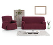 Chenille Ties Bordo Állítható háromszemélyes kanapé huzat 180x45x50 cm