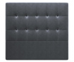 Uzglavlje kreveta Si Velvet Dark Grey 120x180 cm