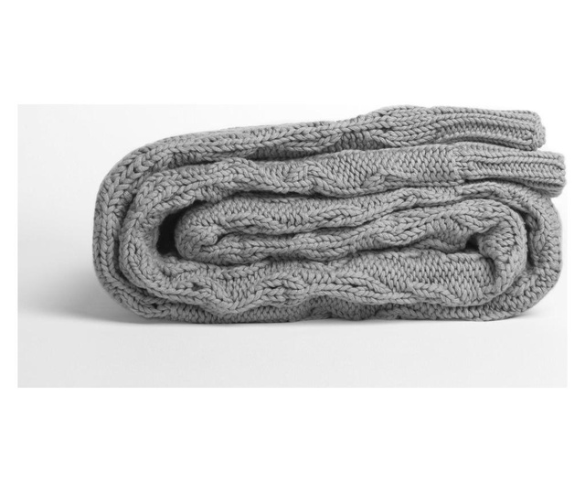 Odeja Knot Grey 130x170 cm