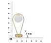 Stolna lampa Glamy Drop cm 25x18x50