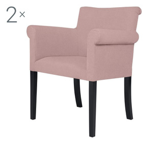 Set 2 stolice Harp Pink