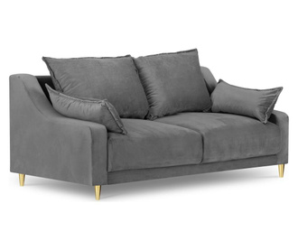 Pansy Light Grey Kétszemélyes kanapé
