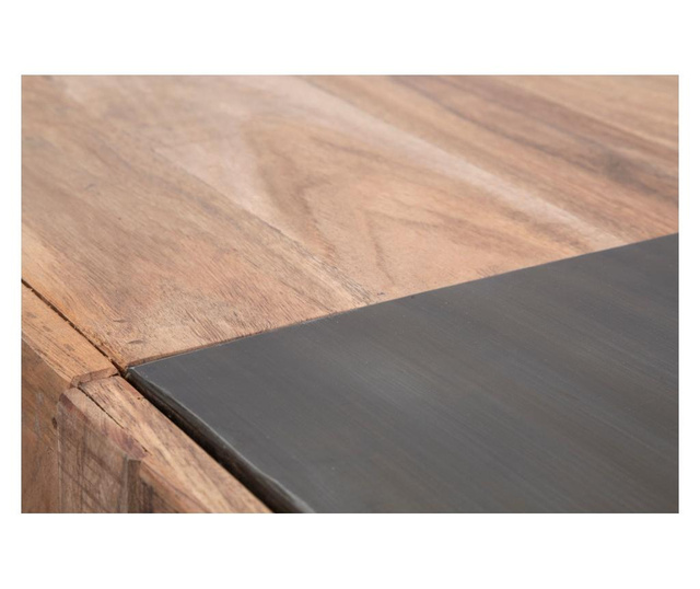 Consola Mauro Ferretti, Mumbai, lemn de salcam, 118x40x76 cm