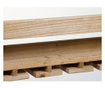 Raft pentru sticle Santiago Pons, lemn de brad, 80x11x40 cm, natur