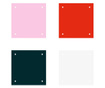 Zidni ukras Emoji Pixels Pink/Red
