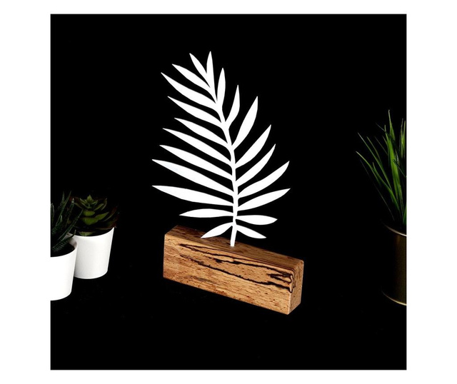 Decoratiune Bystag, Palm, metal, 27x17x0 cm