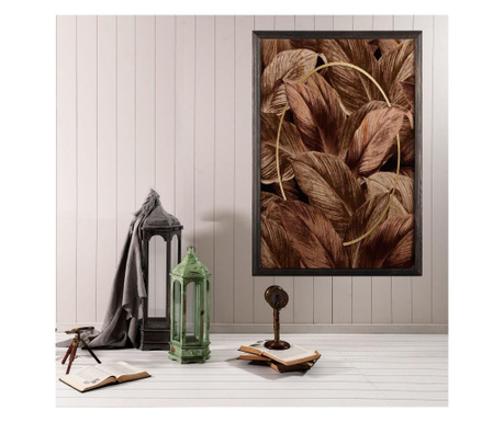 Tablou Bystag, Fall, tablou din 100% lemn de pin, 50x70 cm