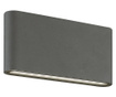 Aplica de perete Viokef, Dark Grey Argon, aluminiu, LED module, gri inchis, 28x4x9 cm