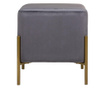 Tabure Grey Gold Cube