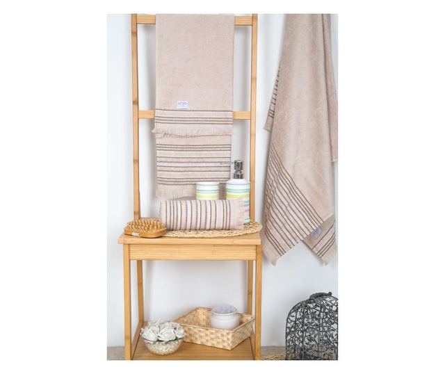 Kupaonski ručnik Serin Bamboo Beige 90x150 cm
