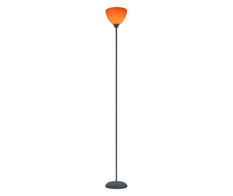Lampadar Vidik, policarbonat, max. 40 W, E27, portocaliu, 22x22x180 cm
