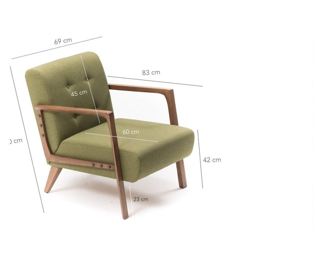 Kemer Armchair Green - 6