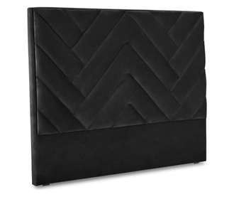 Tablie de pat Milo Casa, Chiara Black, PAL, 120x200 cm, negru
