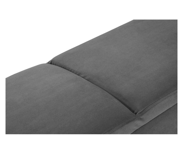 Dekorativna klop s prostorom za shranjevanje Enrico Dark Grey 140 cm