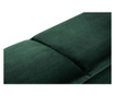 Bancheta Milo Casa, Enrico Bottle Green 140 cm, verde, 140x34x47 cm