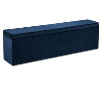 Bruno Royal Blue 140 cm Dekoratív pad tárolóhellyel