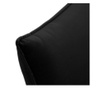 Canapea cu 2 locuri Milo Casa, Elio Black, negru, 158x100x97 cm
