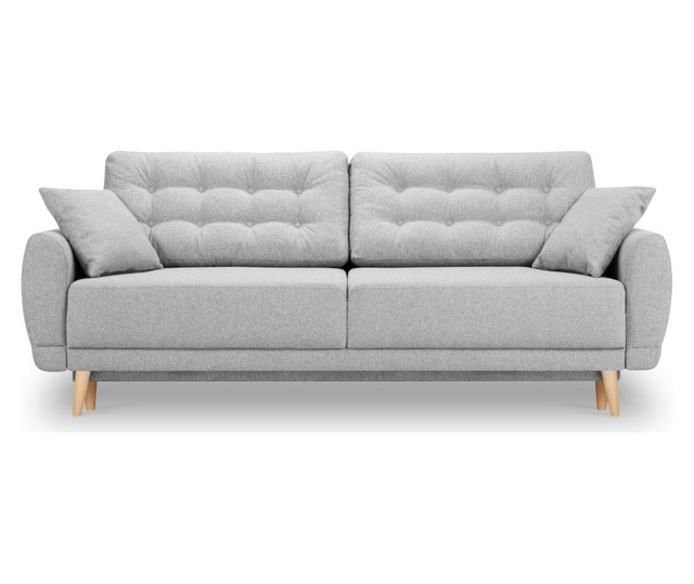 Marco Box Light Grey Kihúzható háromszemélyes kanapé