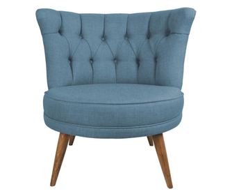 Scaun Zeon, Richland, albastru, 80x75x77 cm