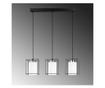 Stropna svjetiljka Swank Three Black Round