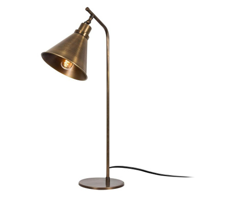 RESIGILAT Lampa de masa Alby, Sivani One Vintage, metal, max. 100 W, E27, maro vintage, 28x28x50 cm