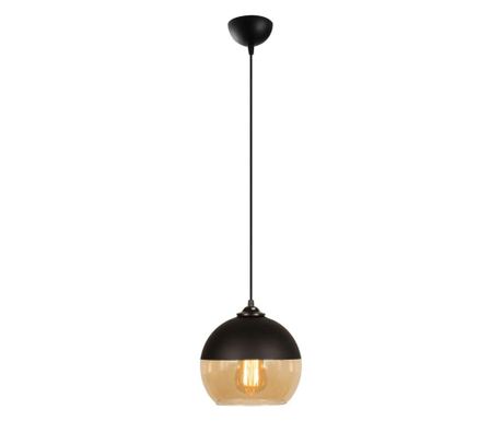 Stropna svetilka Camini One Black Honey Round
