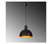Stropna svjetiljka Sivani One Black Gold Round