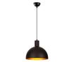 Stropna svjetiljka Sivani One Black Gold Round