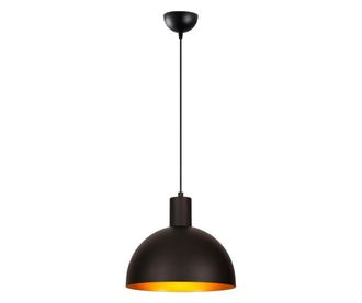 Stropna svjetiljka Sivani One Black Gold Round
