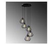 Stropna svjetiljka Diamond Five Black Round