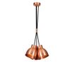 Lustra Sivani Three Copper Round