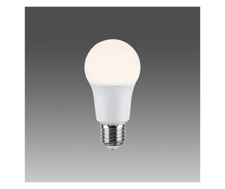 bec LED E27 Opviq, Opviq 10W 3000K White, metal, E27, alb, 6x12x6 cm