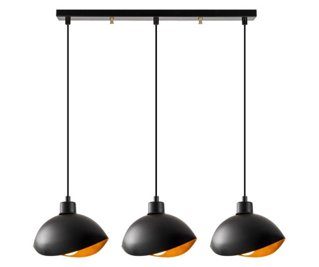 Лампа за таван Sivani Three Black