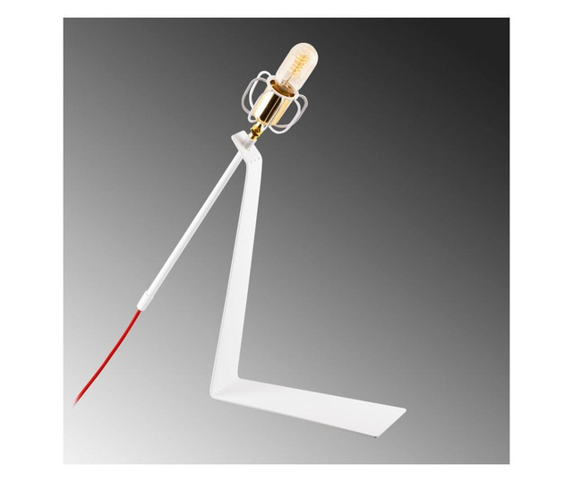 Stolna lampa Fellini One White Gold Red