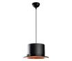 Lustra Fötr Sivani One Black Orange Round