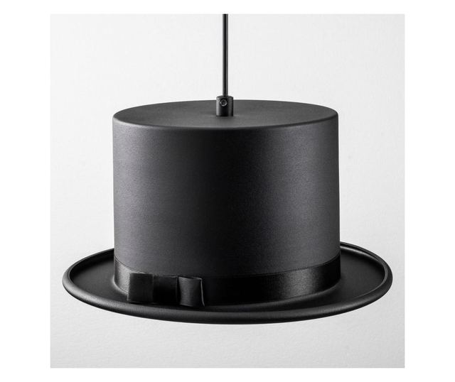 Lustra Fötr Sivani One Black Orange Round