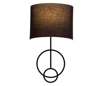 Aplica de perete Asaf One Black