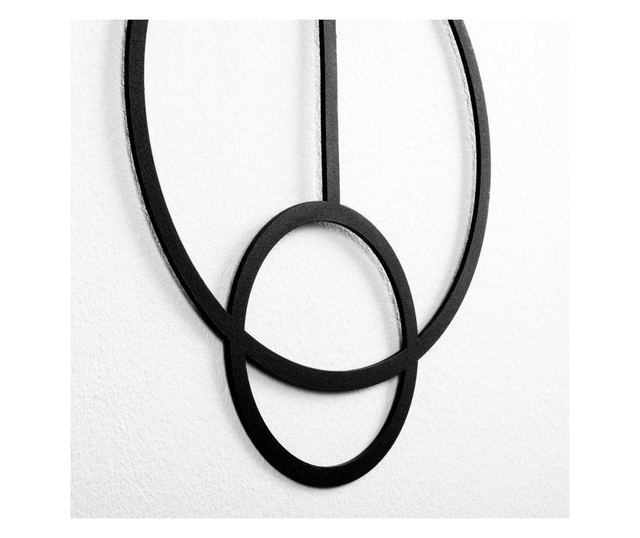 Aplica de perete Asaf One Black