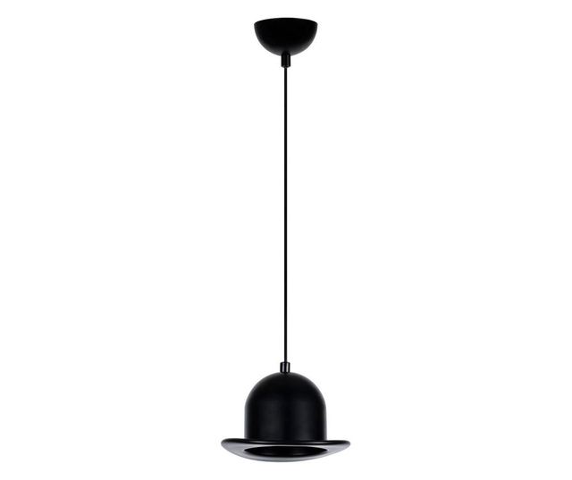 Lustra Noor, Fötr Sivani One Black Round, metal, max. 100 W, E27, negru, 19x19x110 cm