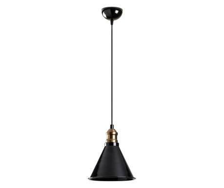 Lustra Sheen, Berceste One Black Round, metal, max. 100 W, E27, negru, 19x19x117 cm