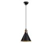 Stropna svjetiljka Berceste One Black Round