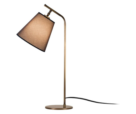 Lampa de masa Alby, Salihini One Vintage, metal, max. 100 W, E27, maro vintage, 28x16x67 cm