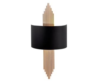 Aplica de perete Ursula One Black Copper