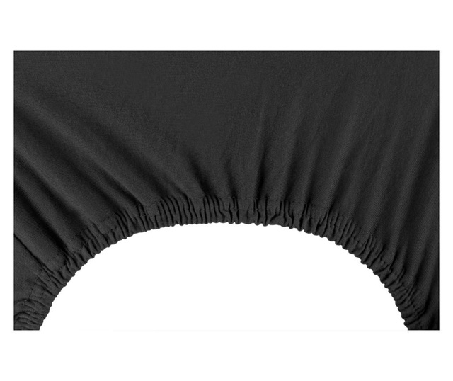 Rjuha z elastiko Nephrite Black 180x200 cm